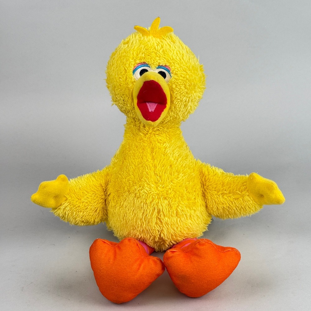Kohl's Cares Big Bird Plush 15" Yellow Sesame Street Toy - CLEAN , EXCELLENT